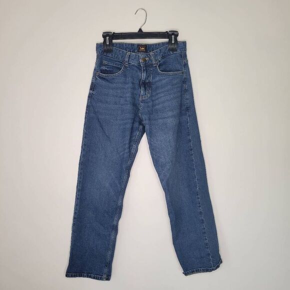 Lee Blue Relaxed Jeans Comfortable Everyday Wear 4 Medium - Picture 1 of 8